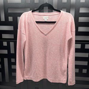J. Crew Vintage Fleece V-Neck Sweater